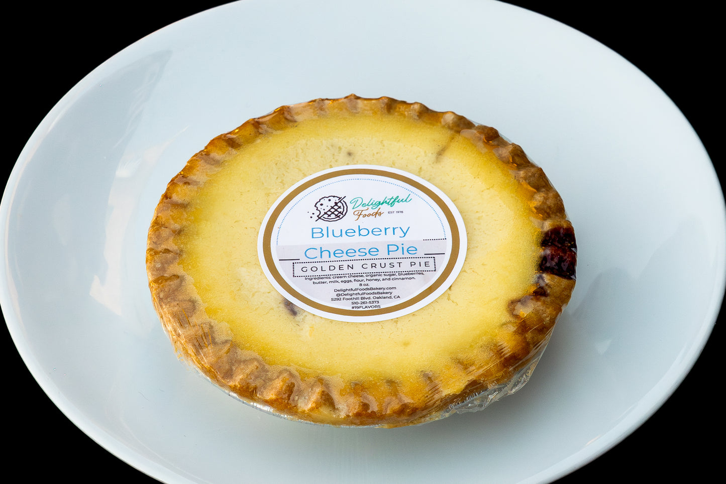 Blueberry Cheese Pie - The Pie That Began Our Cream Cheese Line