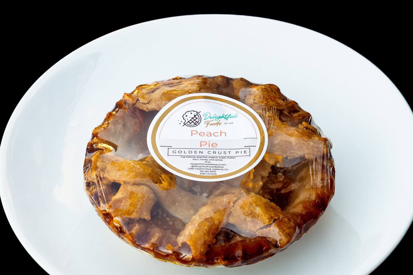 Peach Pie - Our Signature Peach Cobbler Recipe in a Golden Crust