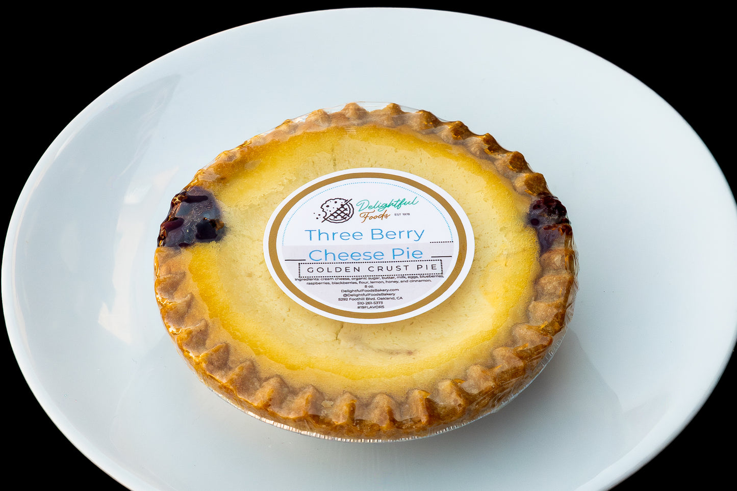 3 Berry Cheese Pie – Creamy, Tart & Perfectly Balanced
