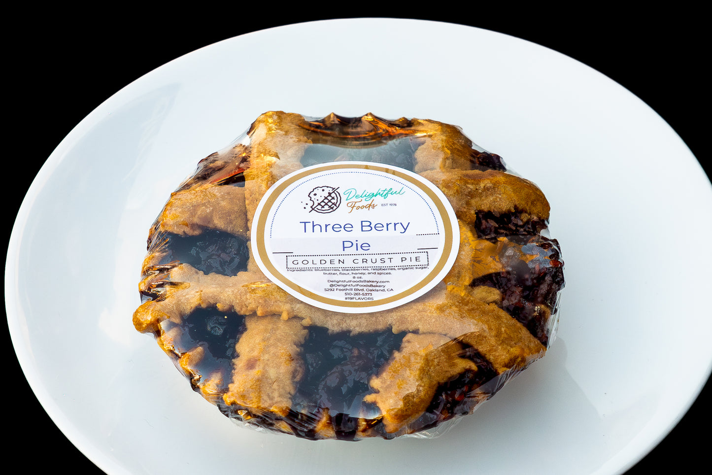 3 Berry Pie - Blackberry, Blueberry, & Raspberry