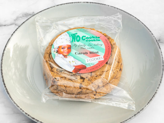 Carob Mint Chip Cookie - The No Cookie Cookie